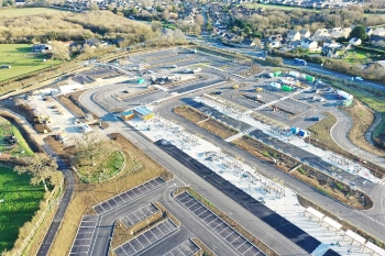Oxon park and ride site built without access road