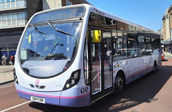 Pompey in first division for bus use revival