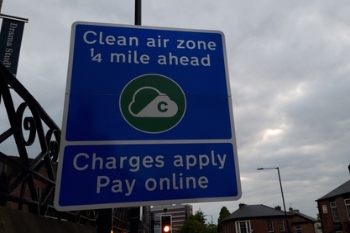 Sheffield to spend £1m CAZ funds on air quality